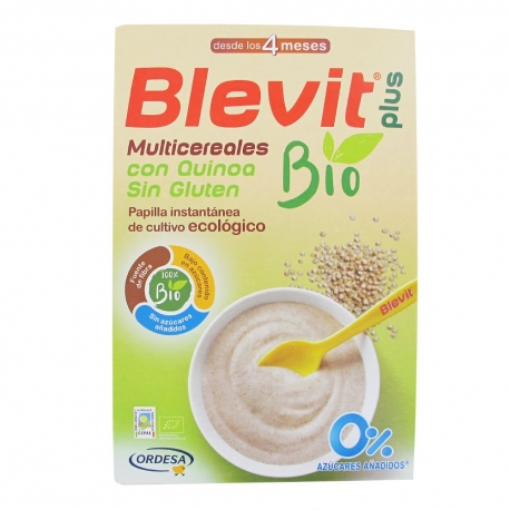 Blevit Plus Multicereales Con Quinoa Sin Gluten Bio 250 G